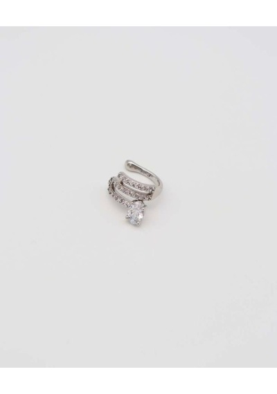 Shesra Çelik Earcuff Küpe - Kadın Silver