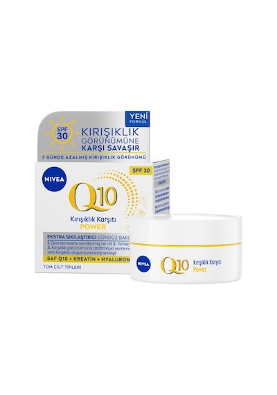 Nıvea Q10 Power Kırışıklık Karşıtı Sıkılaştırıcı Gündüz Yüz Bakım Kremi 50ml