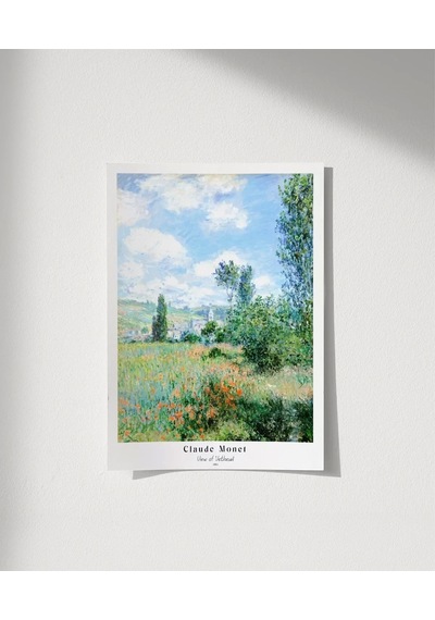 Çerçevesiz Poster Claude Monet Vétheuil