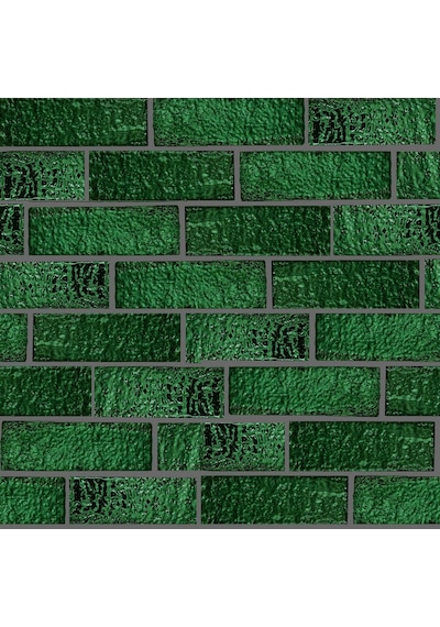 Art Mosaic Forest Emerald Green 6,5x21,5 El Yapımı Terracotta Seramik