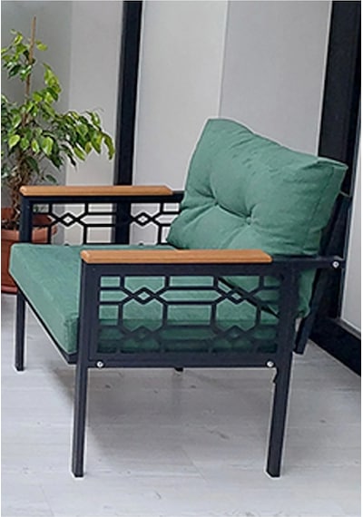 Adımshos Tekli Lazer Balkon-bahçe-ofis-kafe Çay Seti Koltuk Oturma Takımı-oturma Grubu Yeşil Adımshos Tekli Lazer Balkon-bahçe-ofis-kafe Çay Seti Koltuk Oturma Takımı-oturma Grubu Yeşil