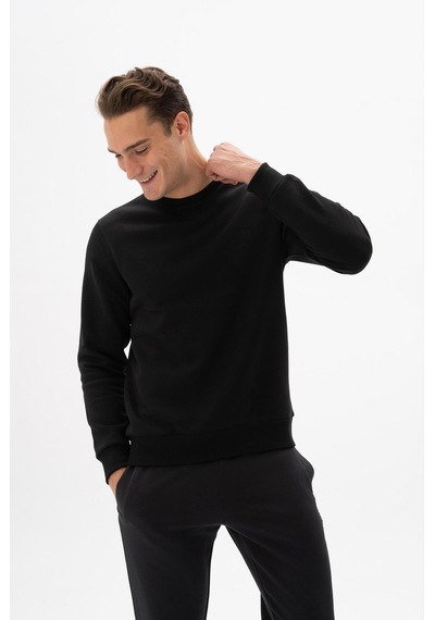 AR-MA Arma Erkek Regular Fit Bisiklet Yaka Sweatshirt K24124909601 Siyah