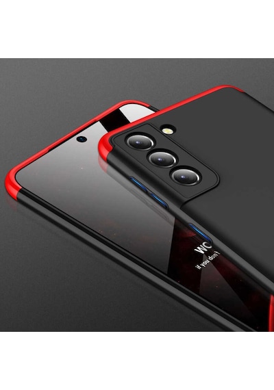 Samsung Galaxy Uyumlu S21 Plus Kılıf Lens Tam Korumalı Gkk Kapak