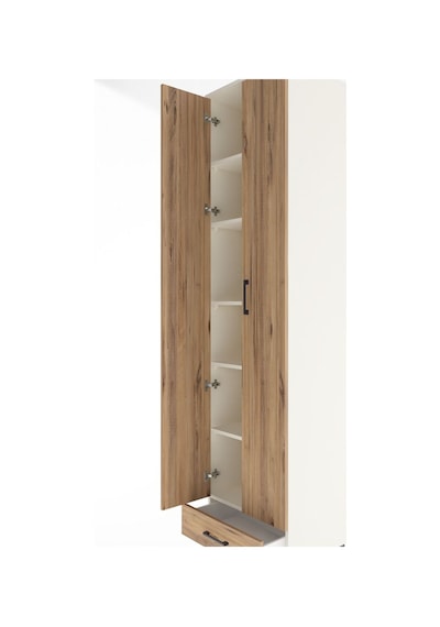 Hyperion Dolap 6 Raflı Tek Çekmeceli 2 Kapaklı 60x44x243 Ayta... Aytaşı Hyperion Dolap 6 Raflı Tek Çekmeceli 2 Kapaklı 60x44x243 Ayta... Aytaşı