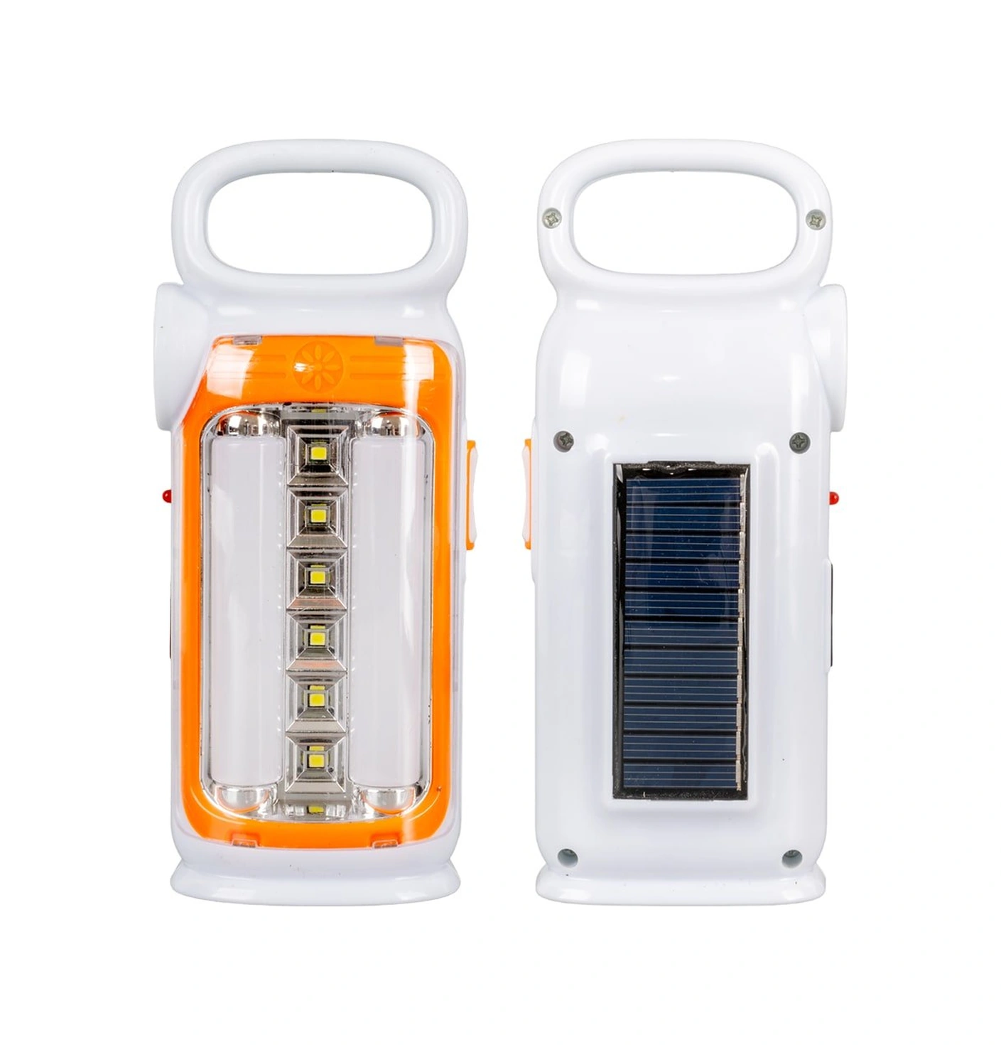 Powermaster Os-902 Solar Şarjlı Mini Işıldak Fener Kırmızı - Siyah