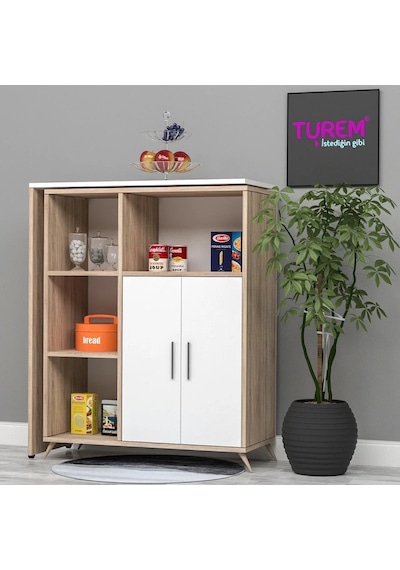 Hare Çok Amaçlı Dolap Mdf Antrasit Hare Çok Amaçlı Dolap Mdf Antrasit