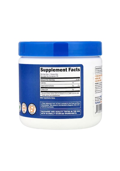 Nutricost D-mannose Unflavored 100 G