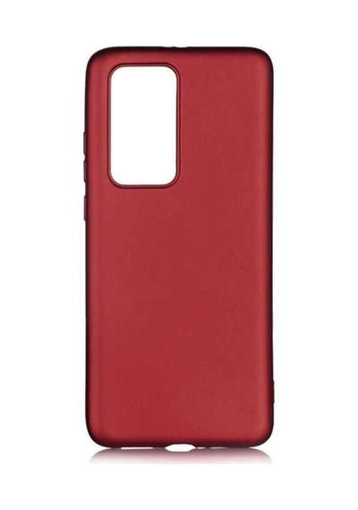 Huawei P40 Pro Kılıf Zore Premier Silikon Kapak Mürdüm