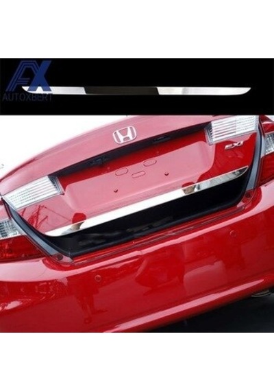 Honda Civic Sedan 2012 - 2015 Krom Bagaj Altı Çıta