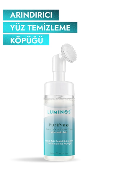 Luminos Fırça Başlıklı Yüz Temizleyici ve Arındırıcı Köpük 150 ML