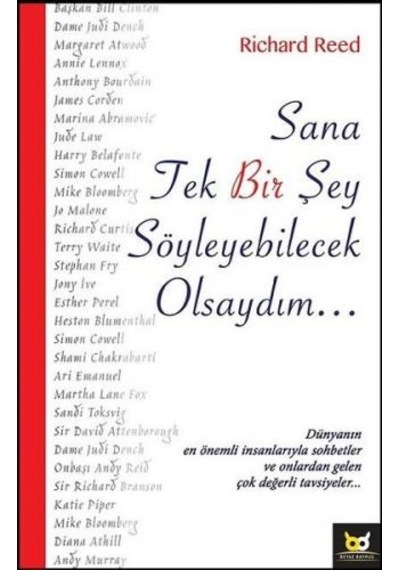 Sana Tek Bir Şey Söyleyebilcek Olsaydım - Richard Reed - Beyaz Baykuş