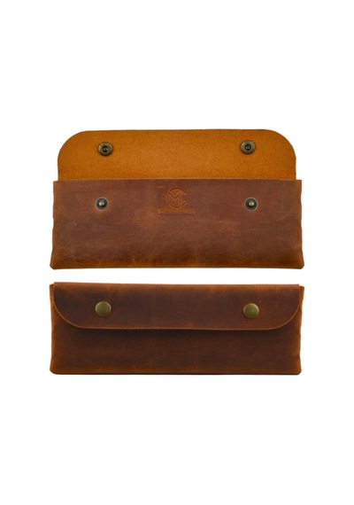 El Yapımı Kalemlik Hakiki Deri, Deri Küçük Kalem Kutusu İş, Ofis, Okul Aksesuar Tutucu, Klasik Ve Minimal El Yapımı Tasarım Vintage Kalemlik Camel Cok Renkli