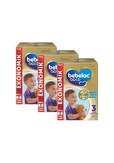Bebelac Gold 3 Çocuk Devam Sütü 800 G 3 Adet