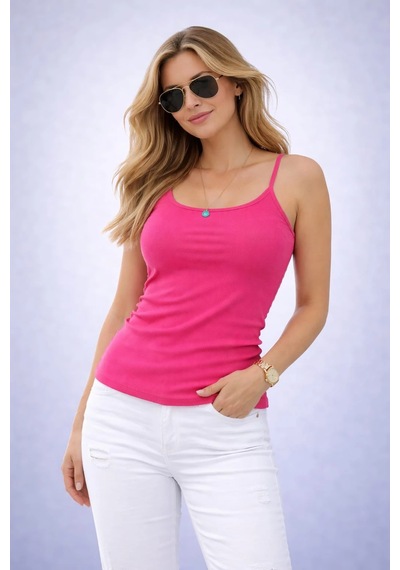 Bbbutikbasic İp Askılı Atlet R5131 Pembe