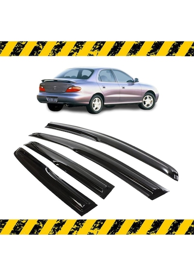 Hyundai Elantra Mügen Cam Rüzgarlığı 1996 - 2001 Arası 4 Lü Set
