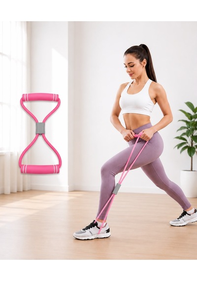 Pilates Direnç Lastiği Pembe