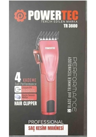 Powertec TR-3600 Saç Ve Sakal Kesme Makinesi