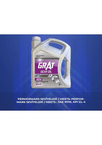 Grat 600903 Şanzıman Yağı 3 Litre 90 Apı Gl-4 6 Adet