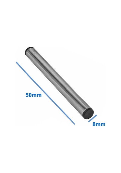 Çelik Sensör Başlığı 8 x 50 MM Kılıf Sıcaklık Isı Sensör Kutusu Metal Tüp Boru