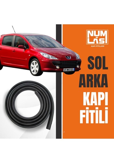 Peugeot 307 Sol Arka Kapı Fitili-a Kalite-numlas-nm3566