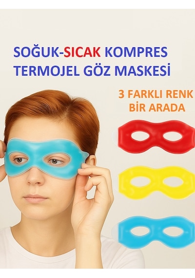 Vanaca Termojel Sıcak Ve Soğuk Göz Maskesi Seti 3''lü