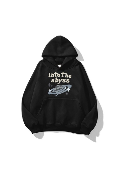 Startmore Unisex İnto The Abyss Sweatshirt Gri Siyah