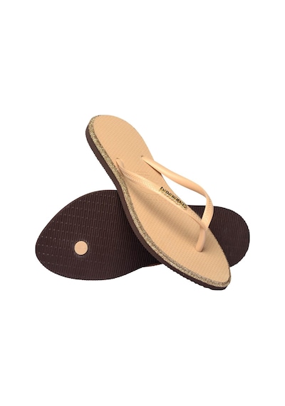 Havaianas Bej - Altın Kadın Plaj Terliği Slım Poınt Glıtter-14177 Havaianas Bej - Altın Kadın Plaj Terliği Slım Poınt Glıtter-14177