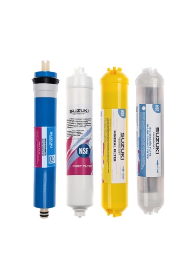 10 Inç Açık Kasa Su Arıtma Cihazı Tam Set (7 Filtre) Mineral Ve D