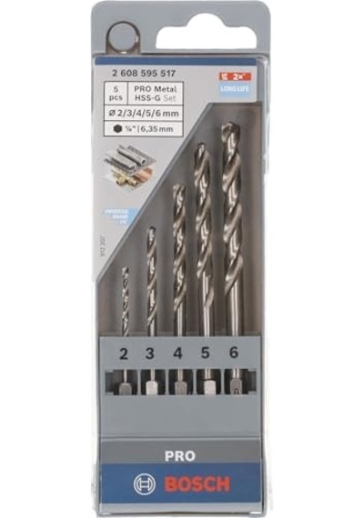 Professional Accessories Matkap Ucu Seti, Yeşil, 5 Adet