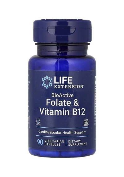 Bioactive Folate & Vitamin B12 90 Veg. Capsules