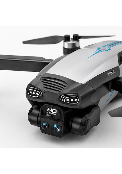 C18s Profesyonel Gps Drone Gri- 4k Hd Çift Kamera, 360 Lazer Engel Kaçınma, Gri Renk, Güçlü Fırçasız Motor Ve Katlanabilir Akıllı Drone