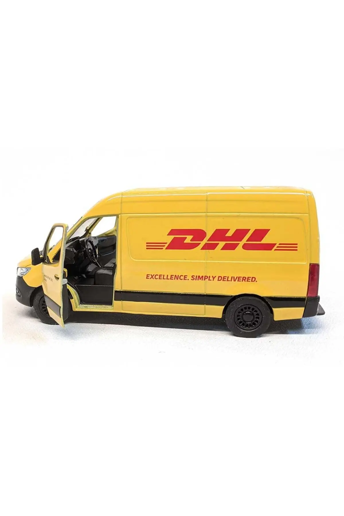 Kinsmart Çek Bırak Mercedes-benz Sprinter Dhl Sarı