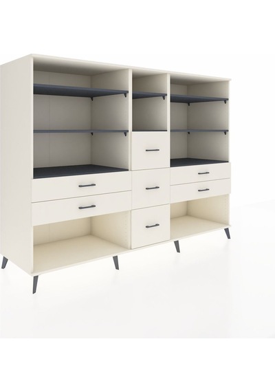 Kronos Dolap 8 Raflı 7 Çekmeceli 220x59x163 Aytaşı-antrasit/ayta Aytaşı-antrasit/aytaşı Kronos Dolap 8 Raflı 7 Çekmeceli 220x59x163 Aytaşı-antrasit/ayta Aytaşı-antrasit/aytaşı