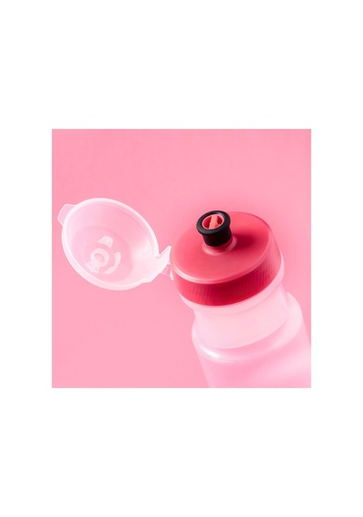 Spor Matara - 650 Ml - Pembe Koyu Fuşya/neon Mercan Diğer