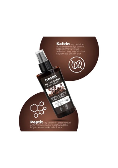 Tresan Kafein & Peptit Dökülme Karşıtı Vegan Saç Toniği 125 Ml