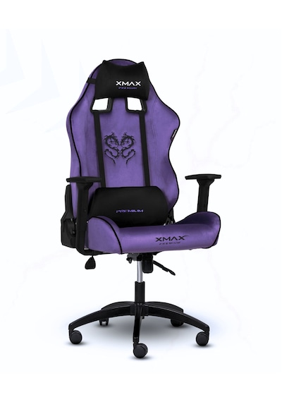 Rio Balerion Terletmez Kadife Kumaş Mor Gaming Oyuncu Koltuğu Mor
