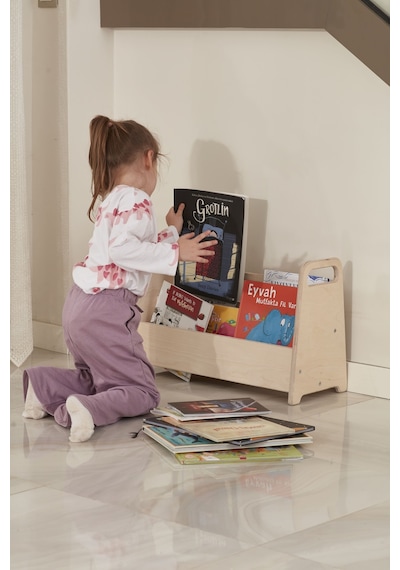 Montessori Küçük Boy Kitaplık Bej