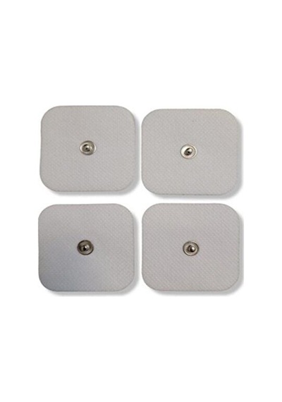 Tens Elektrodu Yapışkanlı 5 X 5 Cm 4'lü Paket Tens Pedi Çıt Çıtlı