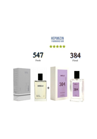 547 + 384 Erkek/kadın Parfüm Edp 50 Ml Fresh/floral - Mnms547384 Baharat