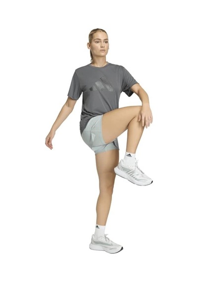 Adidas Run Ess Bl T W Kadın Tişört Jz6824 Gri