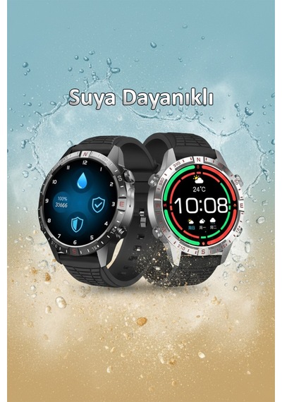 Amoled Ekranlı Gps Destekli Nfc Özellikli Sesli Asistanlı Akıllı Saat Sağlık Ve Spor Takipli