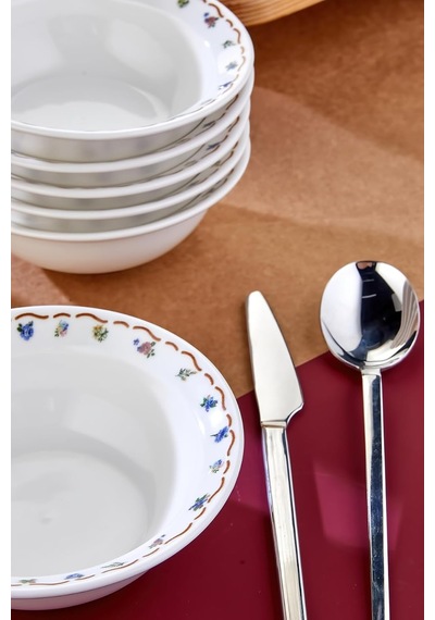Meadow Porselen Kase Seti, 6'li, 14 Cm, Çok Renkli Diğer