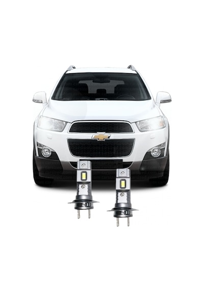 Chevrolet Captıva Led Kısa Far Ampulü H7 Mini Led 2'li Set