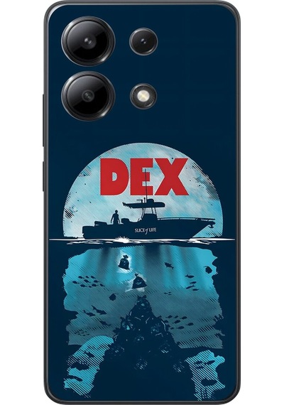 Xiaomi Redmi Note 13 Uyumlu Şeffaf Kılıf Dexter Tasarımlı