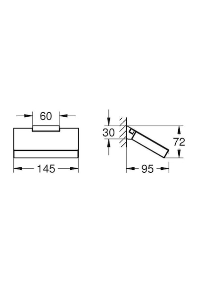Grohe Selection Cube Tuvalet Kağıtlığı - 40781000
