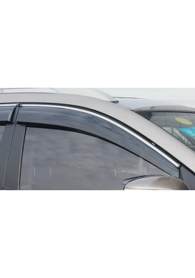 Renault Kadjar 2016 Sonrası Cam Rüzgarlığı Kromlu 4lü Set