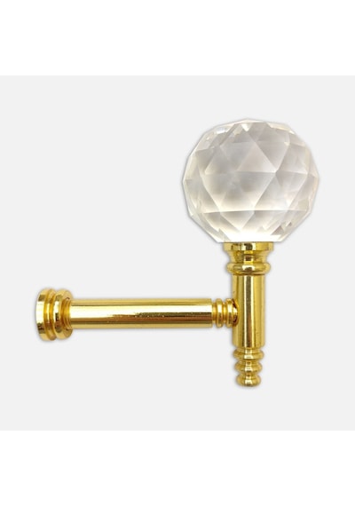 Taç Perde Aksesuarı Altın (Gold) Kristal Renso