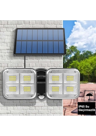 Yenilzd 120 Led Solar Lamba 20w Güneş Enerjili Aydınlatma