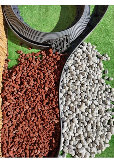 Çim Ayırıcı 5 Metre Çim Sınırlayıcı Taş Toprak Ayıracı Çim Bariyeri