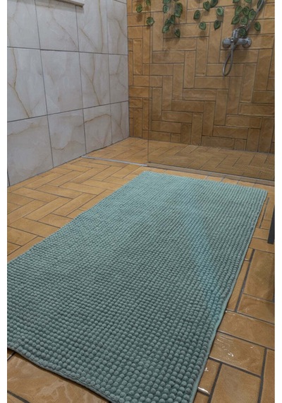 Banyo Mutfak Paspası Kaymaz Tabanlı Halı Çocuk Odası Halısı Yıkanabilir Bukle Halı Savona 2621 Sv Krem Lava 1545 Lv Mint